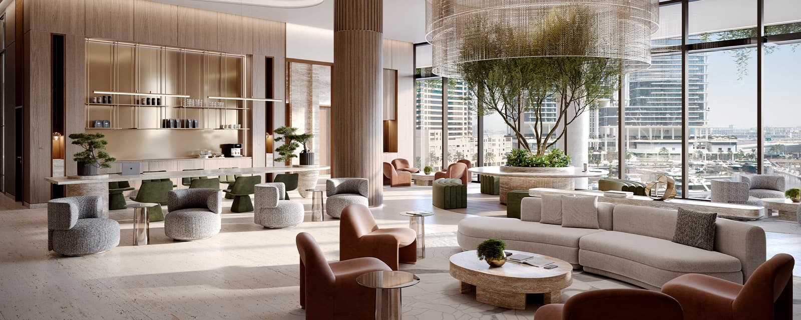 Commercial towers in Dubai