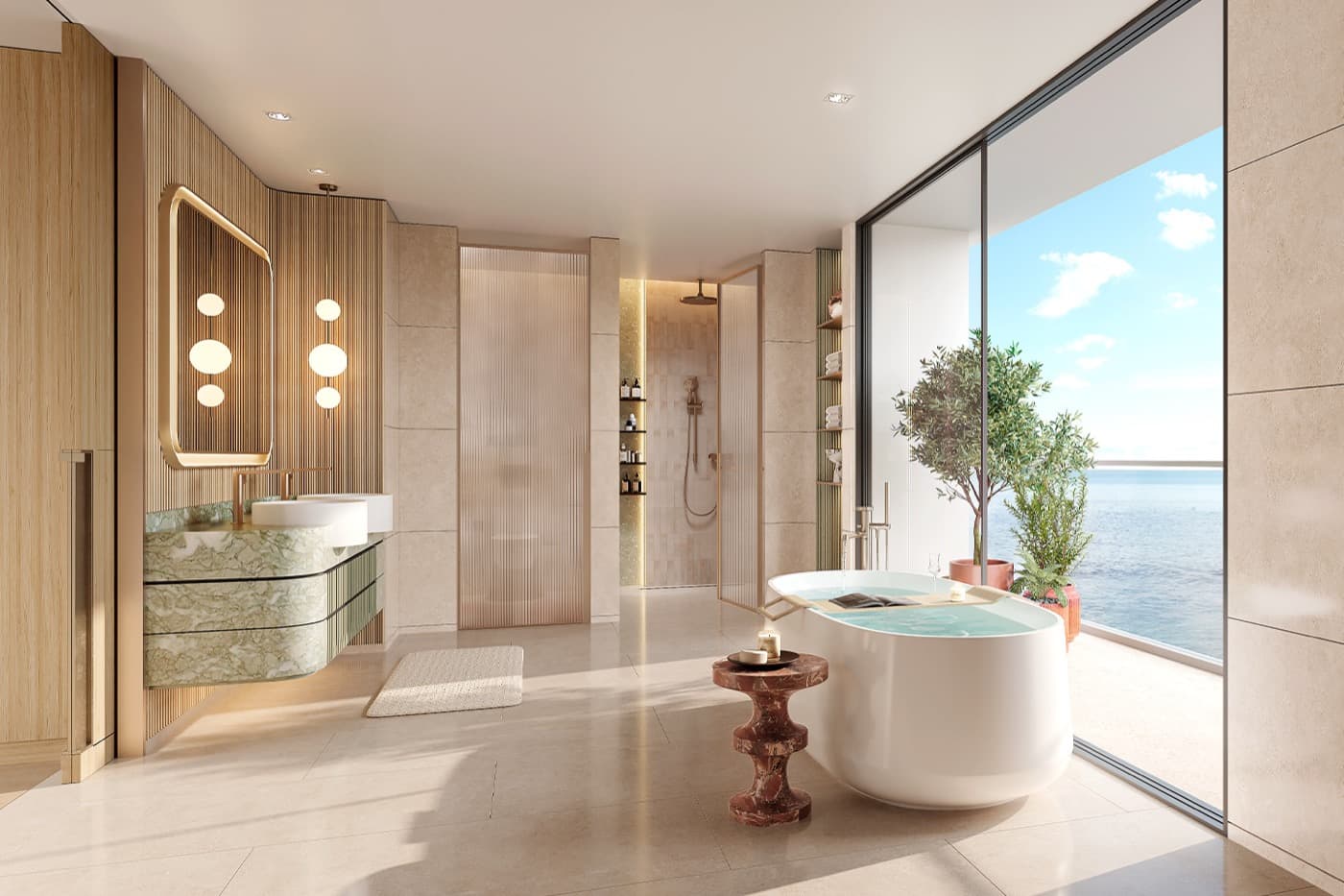 Furnished interior detail in a Dubai property