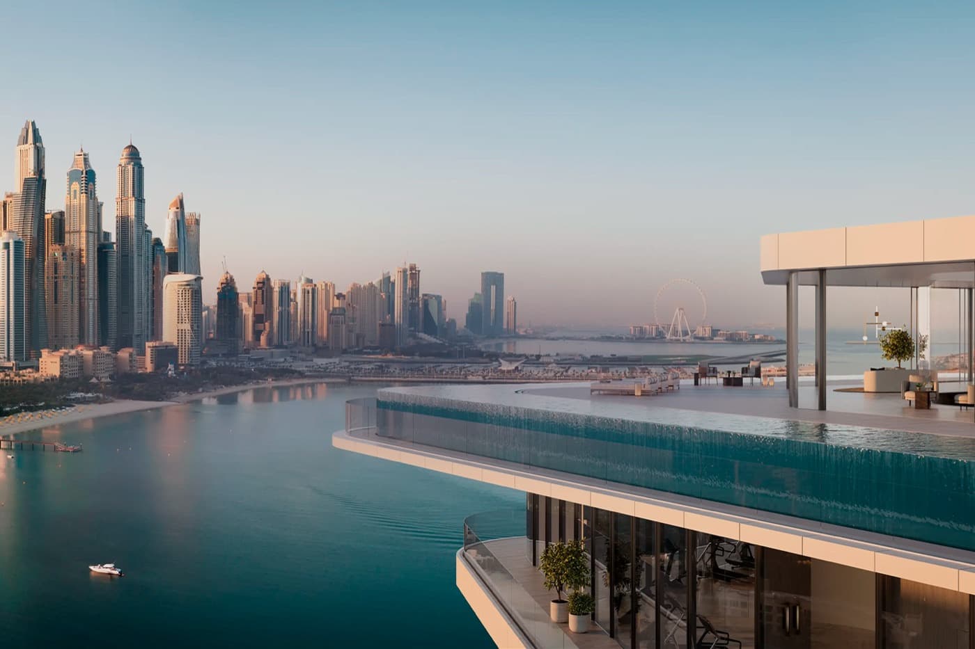 Prepared holiday-home interior in Dubai
